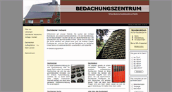 Desktop Screenshot of bedachungszentrum.de