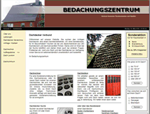 Tablet Screenshot of bedachungszentrum.de